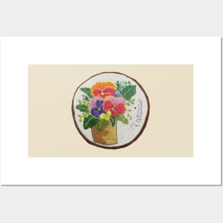 Pansies Posters and Art